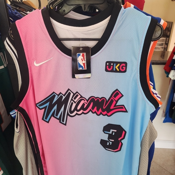 DWYANE WADE MIAMI HEAT VICE NIGHTS JERSEY - Picture 4 of 6